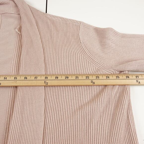 Lululemon Restful Intention Sweater Wrap Pink Bliss Cardigan Duster Womens Sz 10 - Picture 3 of 9